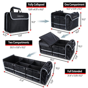 Farasla open interior compartments demonstrating customizable storage benefit