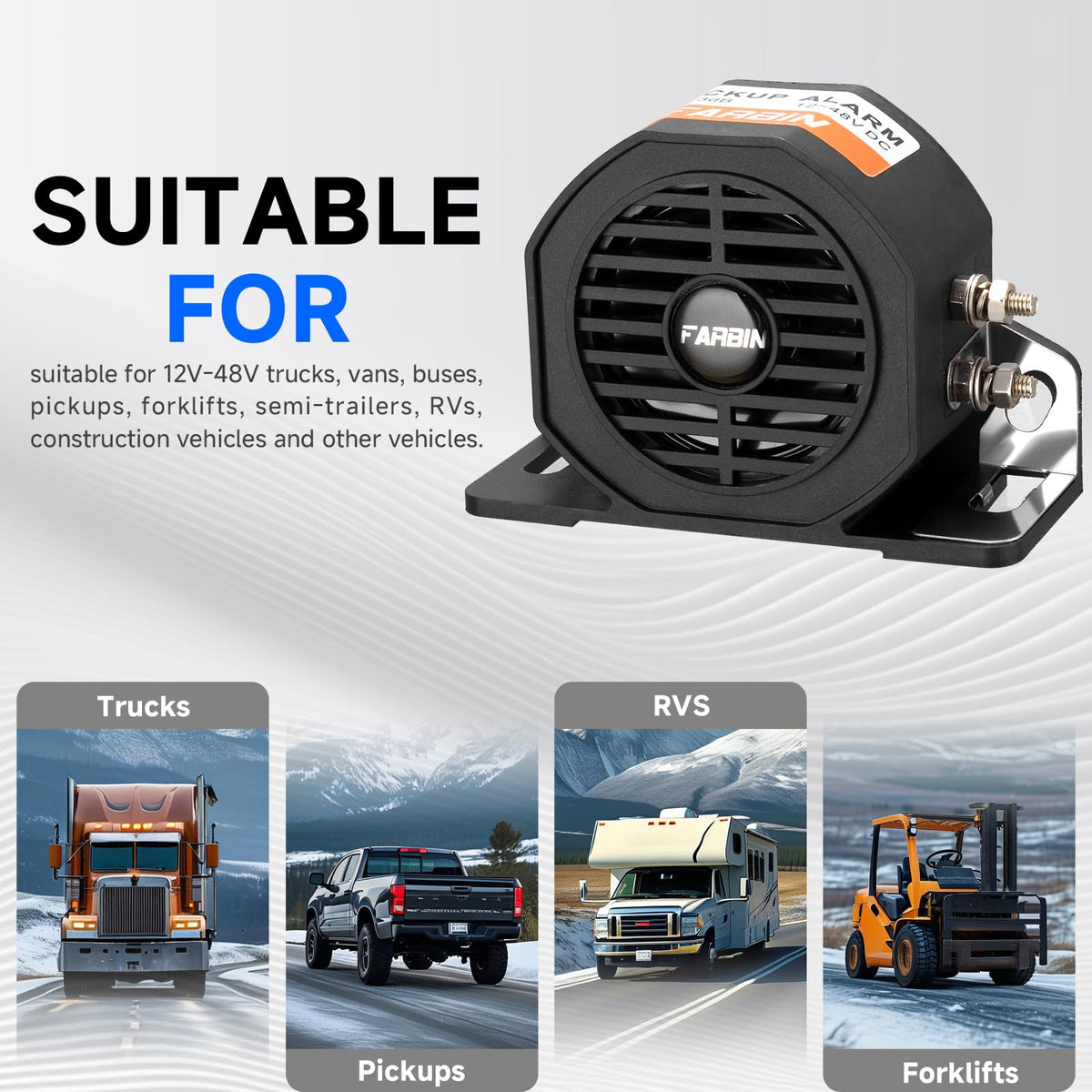 FARBIN under rain to show IP67 waterproof protection in wet conditions