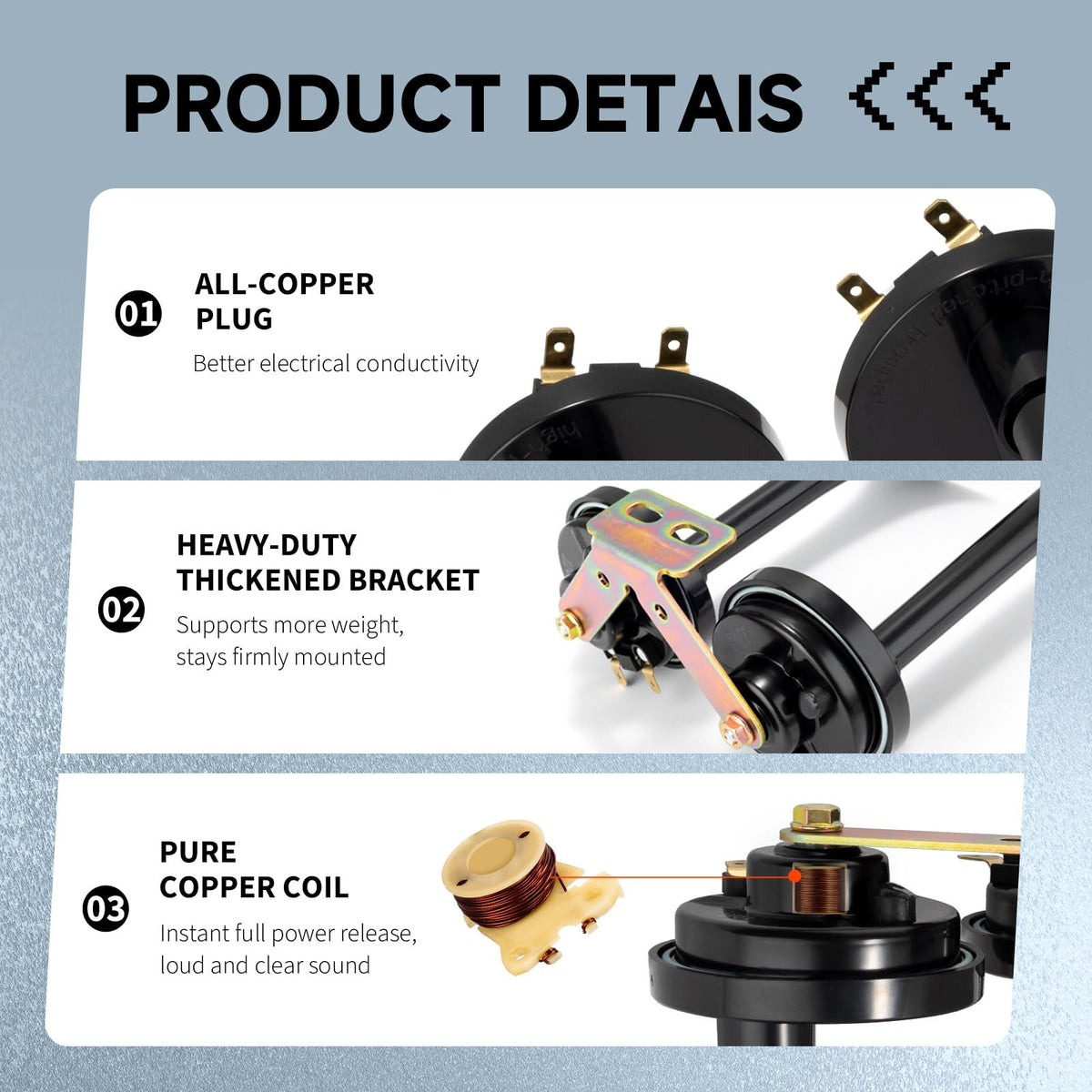 FARBIN aluminum bracket detail, demonstrates sturdy mounting and durability