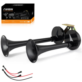 FARBIN front packaging showing horn kit and accessories, clear benefit visible