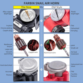 FARBIN wiring harness and buttons arranged for easy plug-and-play installation