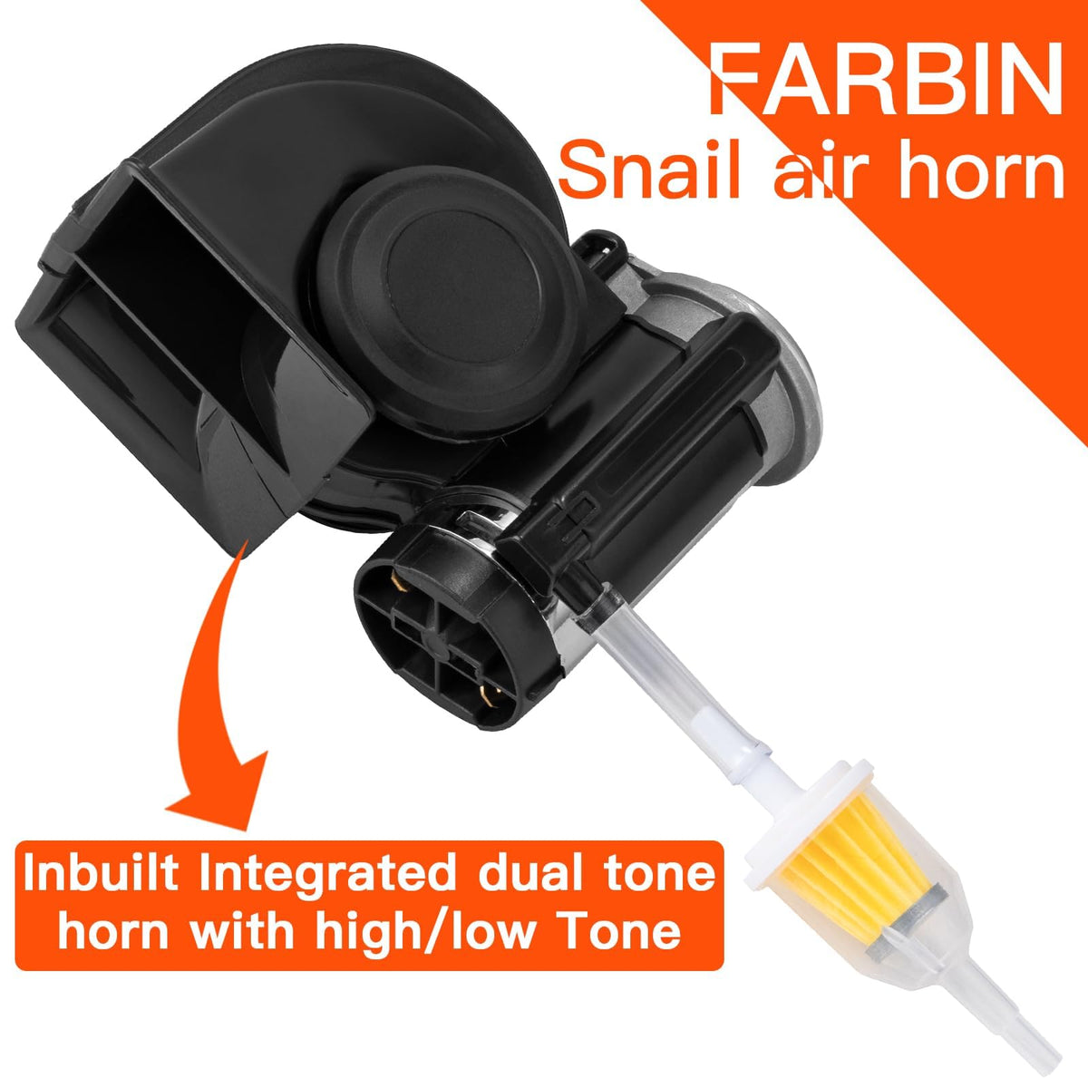 FARBIN horn button controller mounted on dash for quick activation and safer signaling