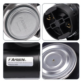 FARBIN horn mounted under hood demonstrating easy vehicle integration