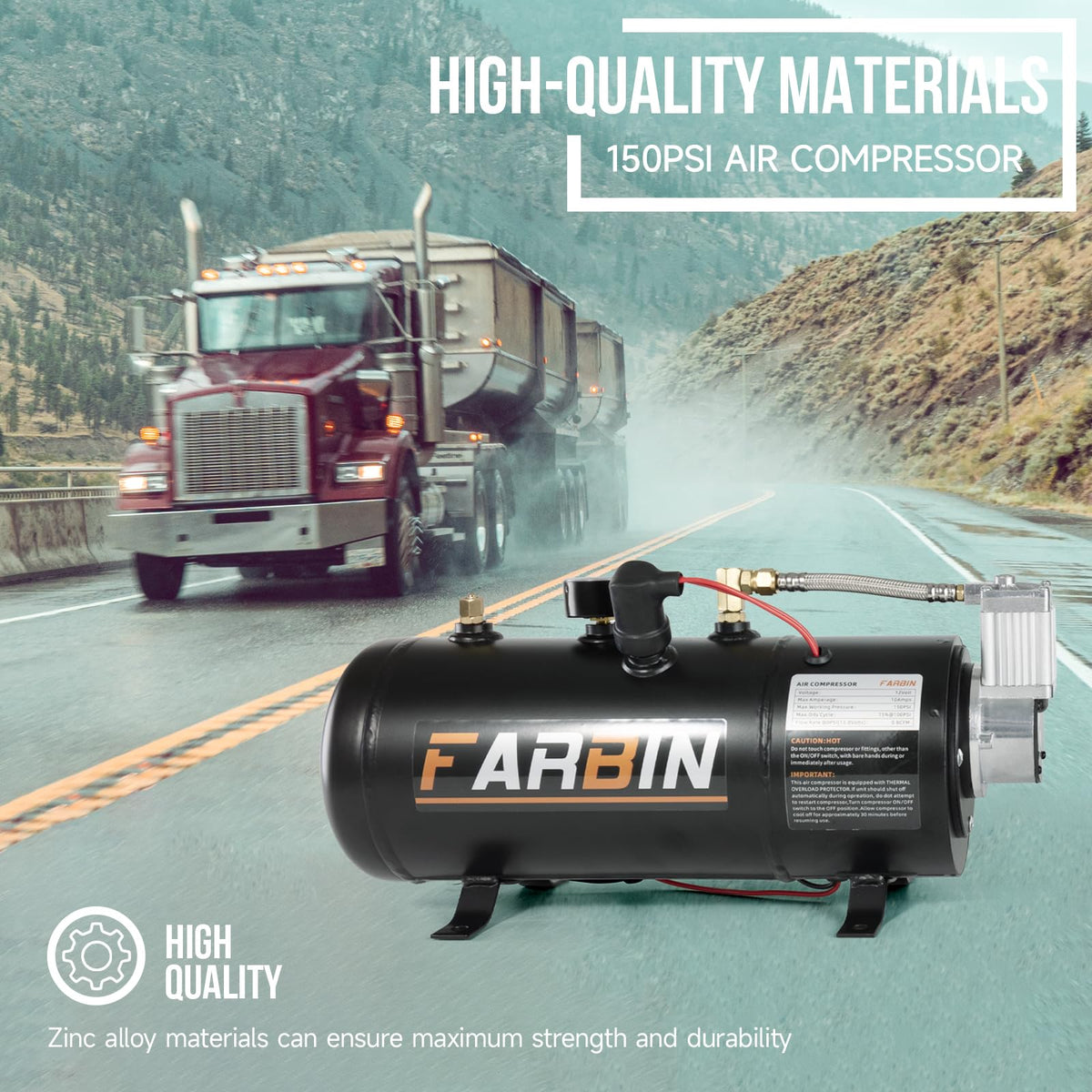 FARBIN tank close-up showing welds and anti-rust coating for long-lasting corrosion resistance