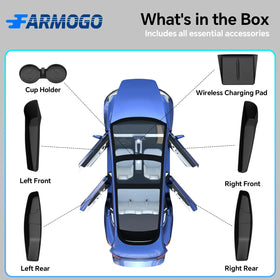 Farmogo before and after door pocket showing protection and cleaner interior