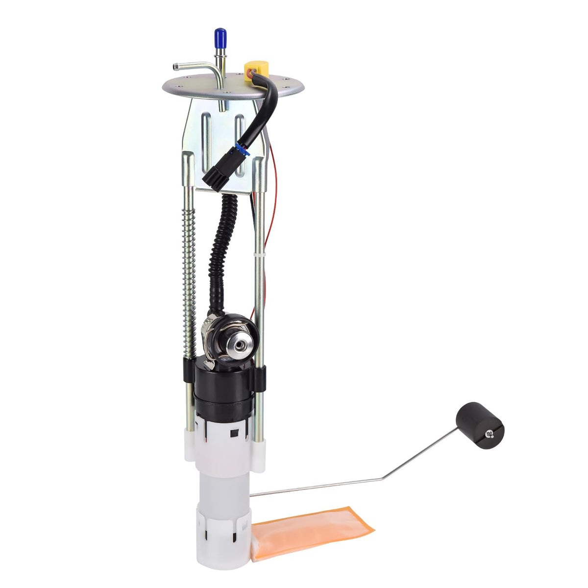 Farpida fuel pump front assembly showing complete unit and direct-fit benefits