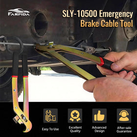 Farpida SLY-10500 next to tape measure showing 14 inch scale benefit