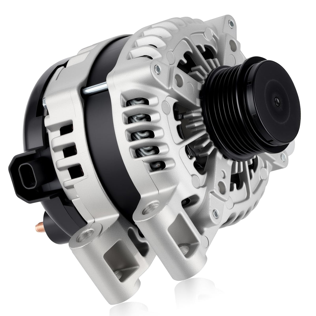 Farrme alternator front view showing compact design and reliable output