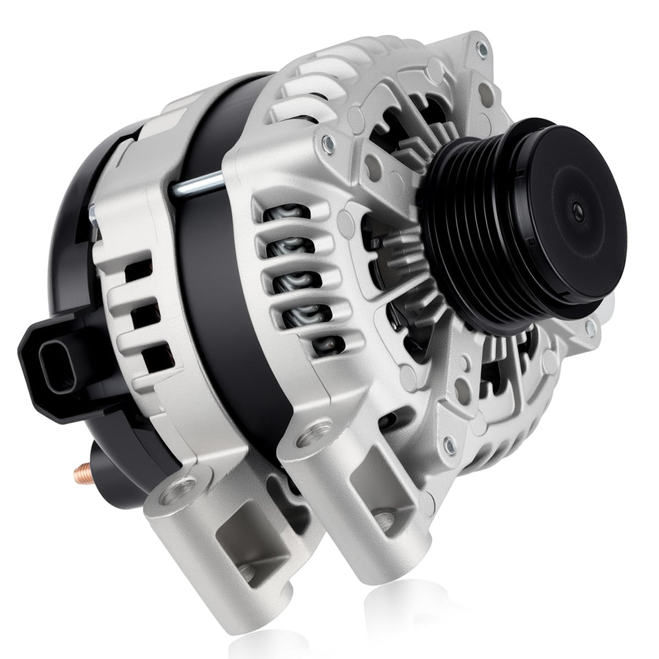 Farrme alternator front view showing compact design and reliable output
