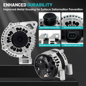 Farrme alternator side profile mounted demonstrating fit and installation ease