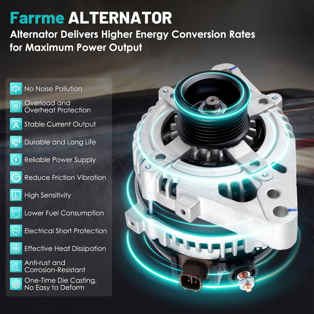 Farrme label and part numbers image aiding part verification and correct fitment
