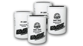 FASS filters next to a ruler showing size and scale for confident fit verification