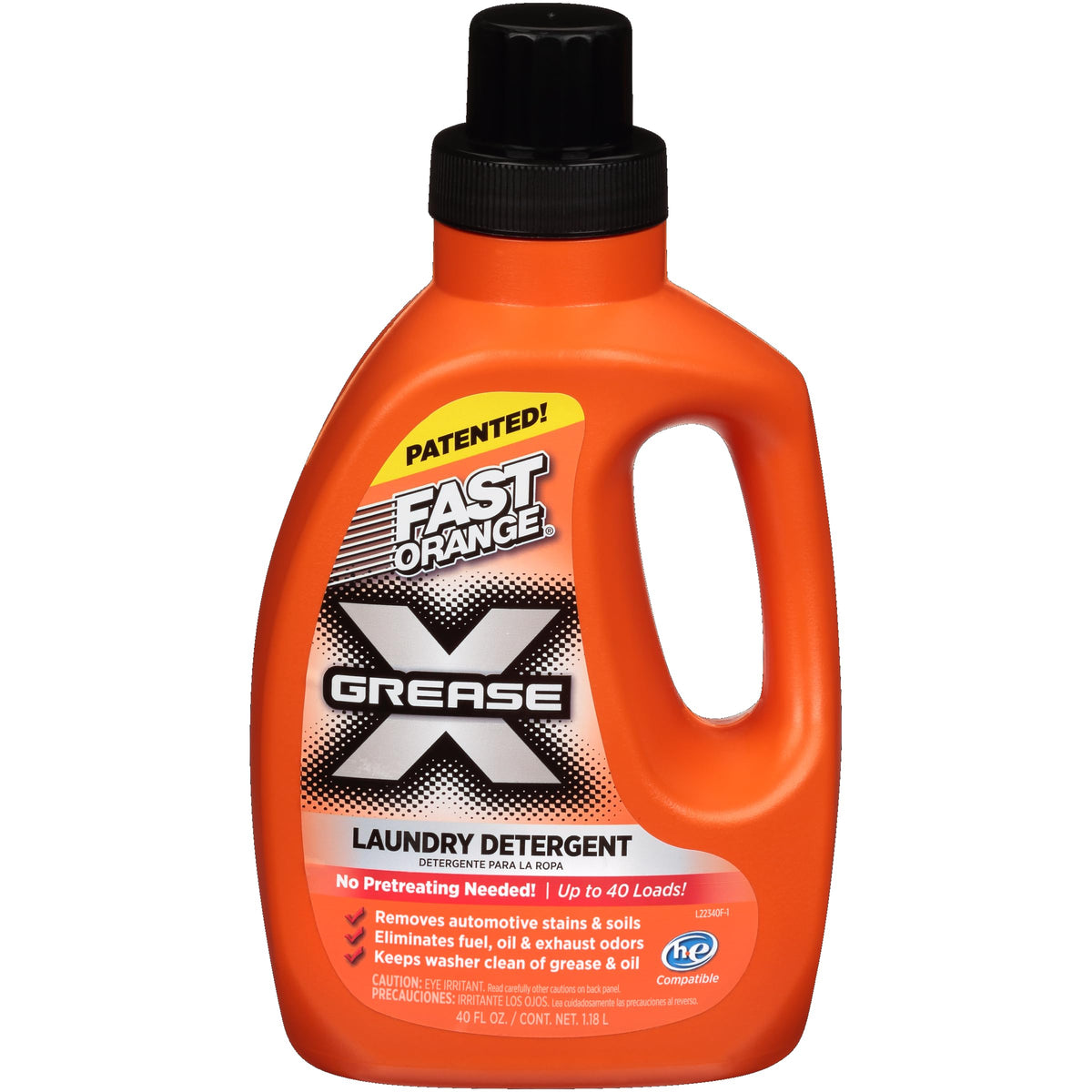 Fast Orange bottle front label showing product benefits and heavy-duty formula