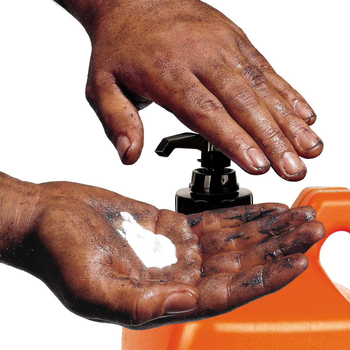 Fast Orange lotion texture close-up showing creamy consistency and gentle feel