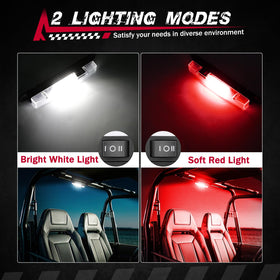 Fastchoy Auto close-up of 18 LED array highlighting bright, efficient lighting