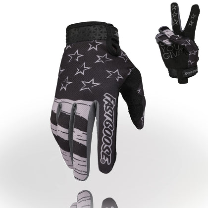 FASTGOOSE front view of gloves showing fit and color, wearable protection