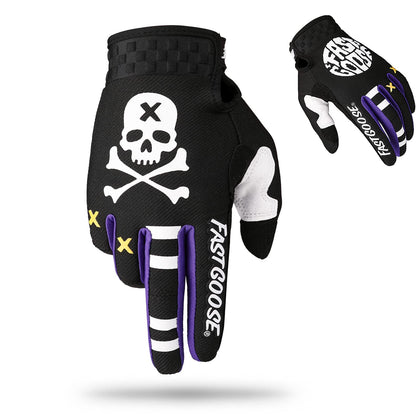 FASTGOOSE front view black medium glove showing design and fit benefit