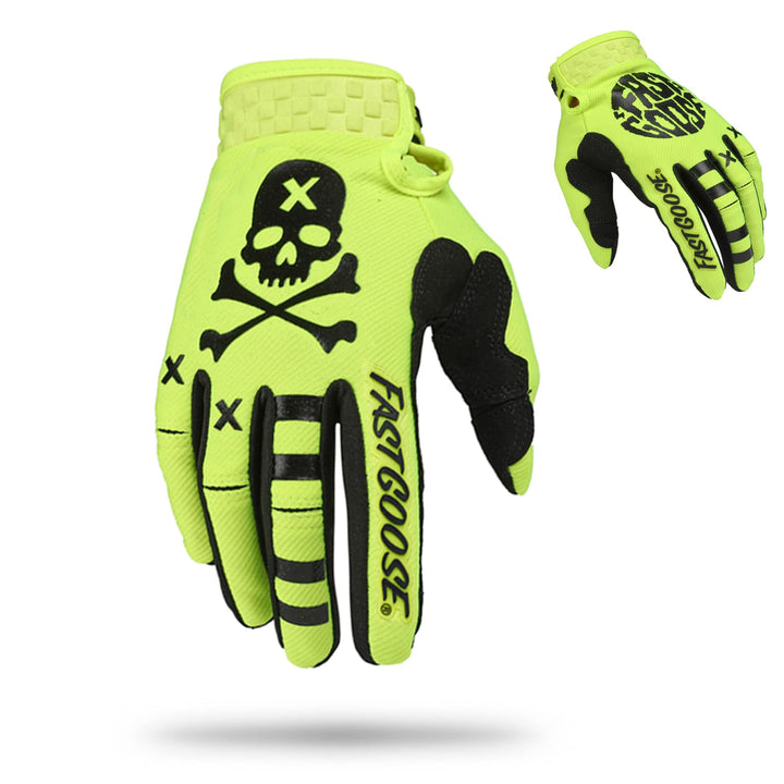 FASTGOOSE gloves front view showing fit and branding for confident control