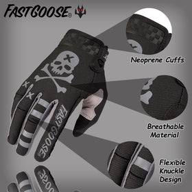 FASTGOOSE microfiber palm closeup highlighting durable anti‑slip grip for control