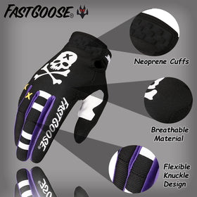 FASTGOOSE palm close-up showing microfiber and anti-slip grip benefit