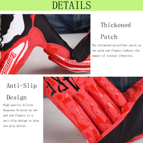 FASTGOOSE palm detail with microfiber and anti-slip print for better grip