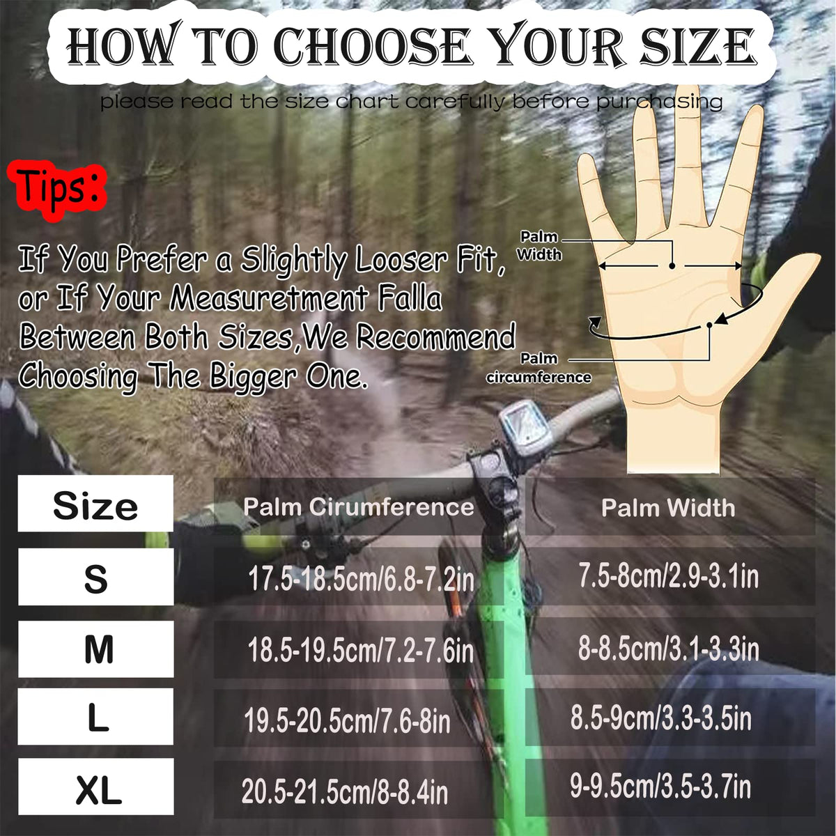 FASTGOOSE gloves next to a ruler showing X-Large size and fit clarity