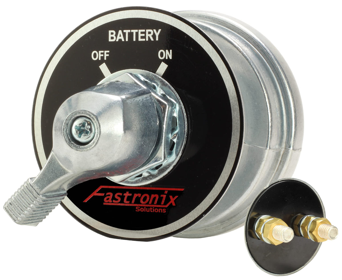 Fastronix front panel switch showing knob and compact mount for easy access