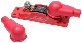 Fastronix front view fuse holder showing compact housing and mounting benefits