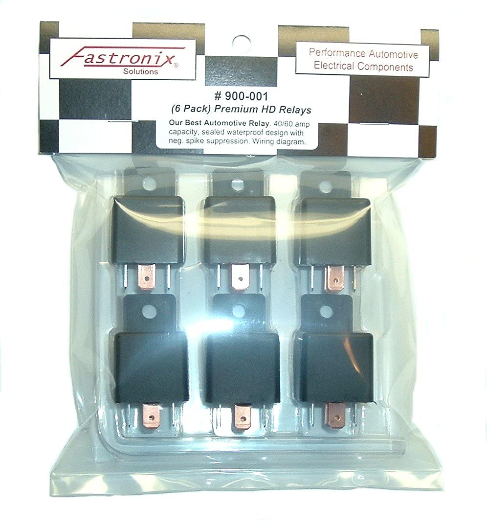Fastronix relay installed under hood controlling lights for weatherproof performance