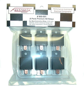 Fastronix relay installed under hood controlling lights for weatherproof performance