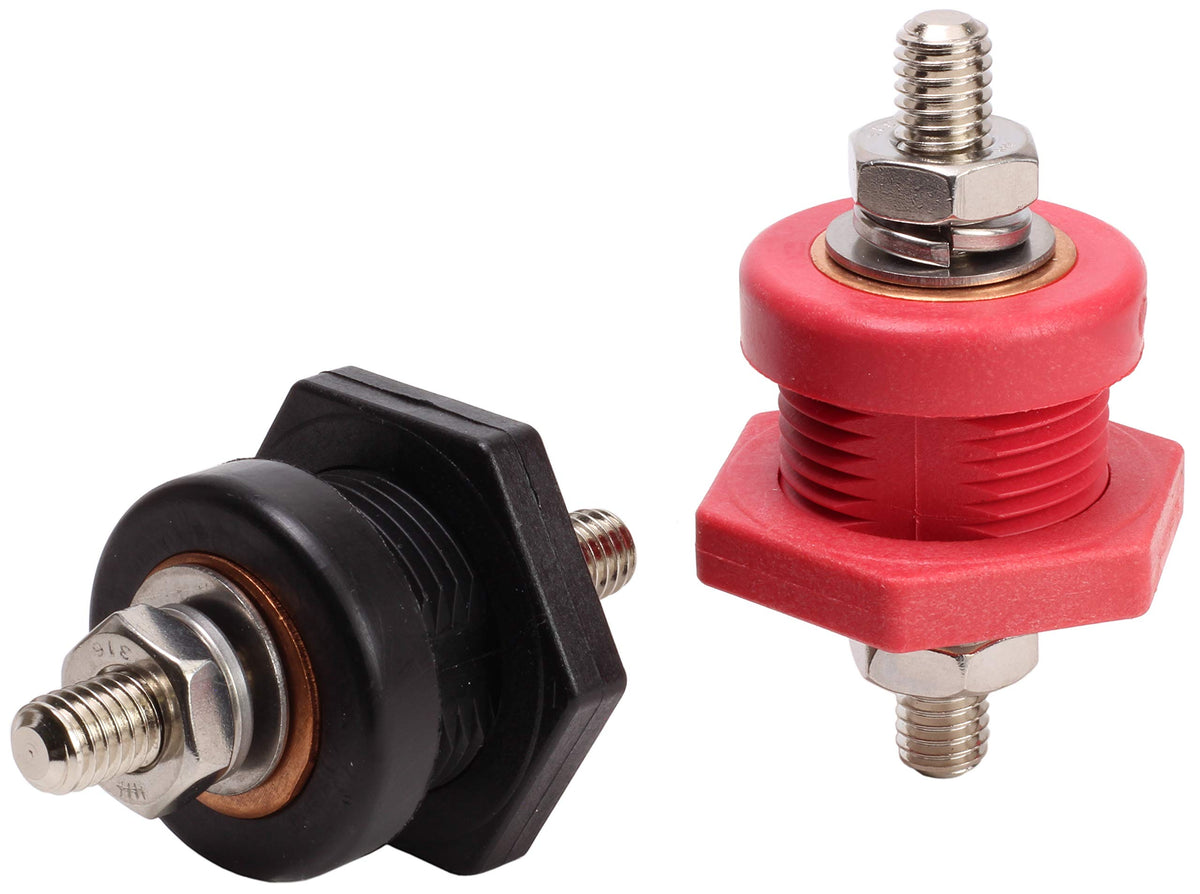 Fastronix nylon backing nut detail preventing shorts and allowing metal panel mounting