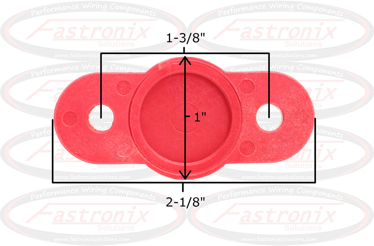 Fastronix junction block with stud cover installed illustrates enhanced safety benefit