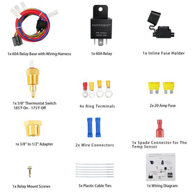 FASTSTORM complete kit laid out showing every included part for easy install