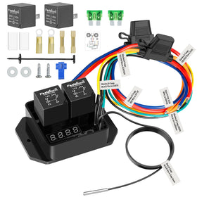 FASTSTORM controller front panel with clear display and user-friendly buttons for precise control