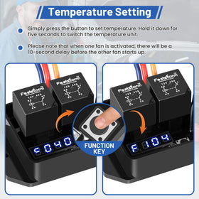 FASTSTORM controller mounted in an engine bay showing compact fit and tidy routing benefits