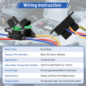 FASTSTORM controlling dual fans in operation to stage cooling and reduce electrical load