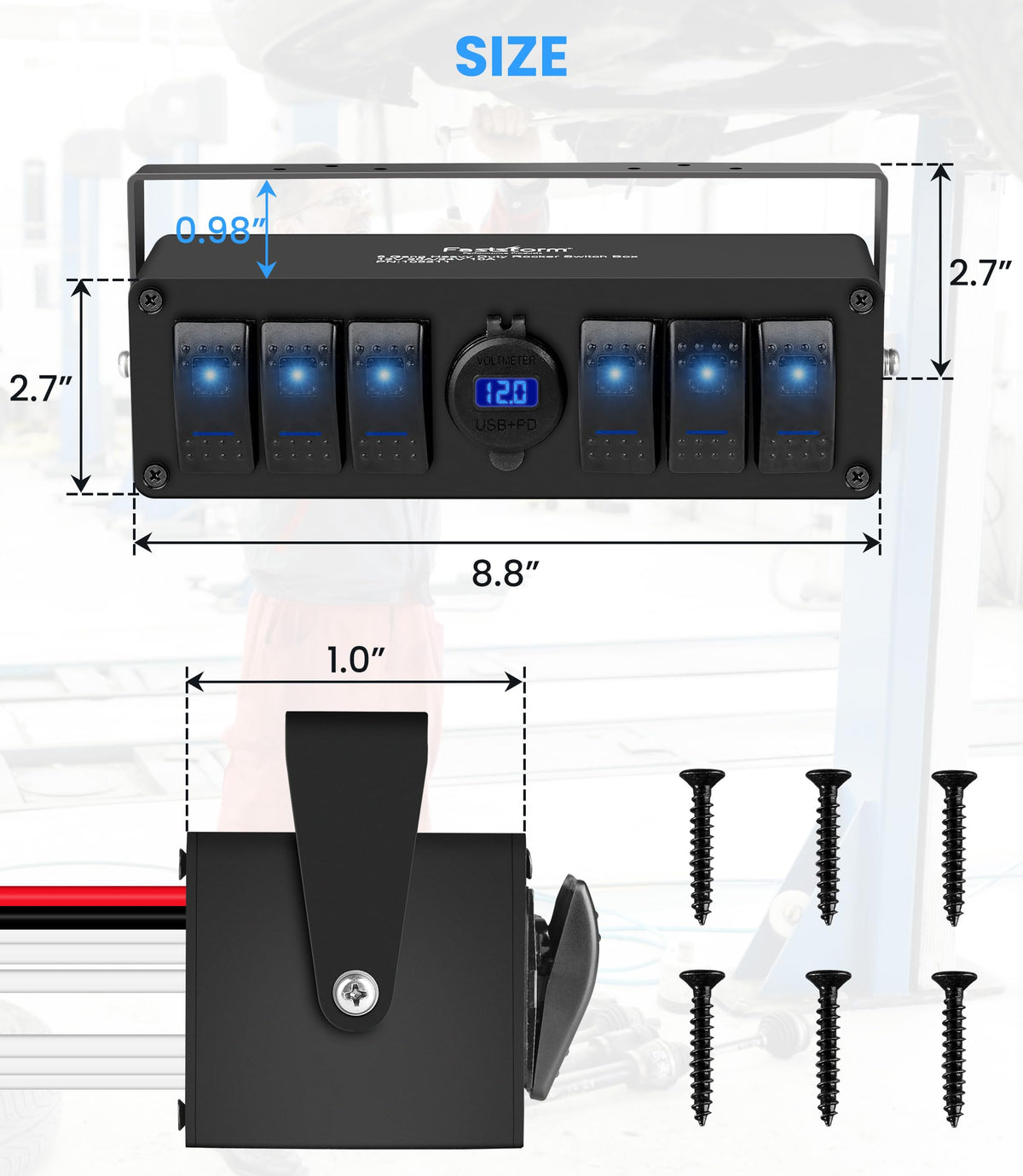 FASTSTORM horn momentary button detail instant accessory activation benefit