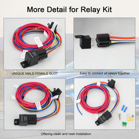 FASTSTORM relay installed under hood demonstrating clean, secure vehicle fit
