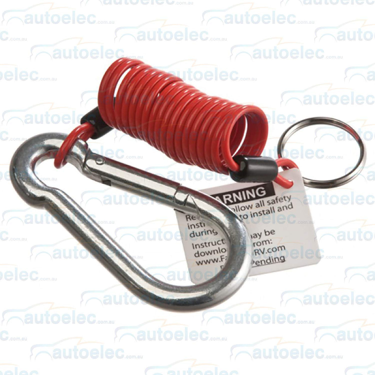 Fastway coiled cable mounted off the ground reducing wear and preventing dragging during travel