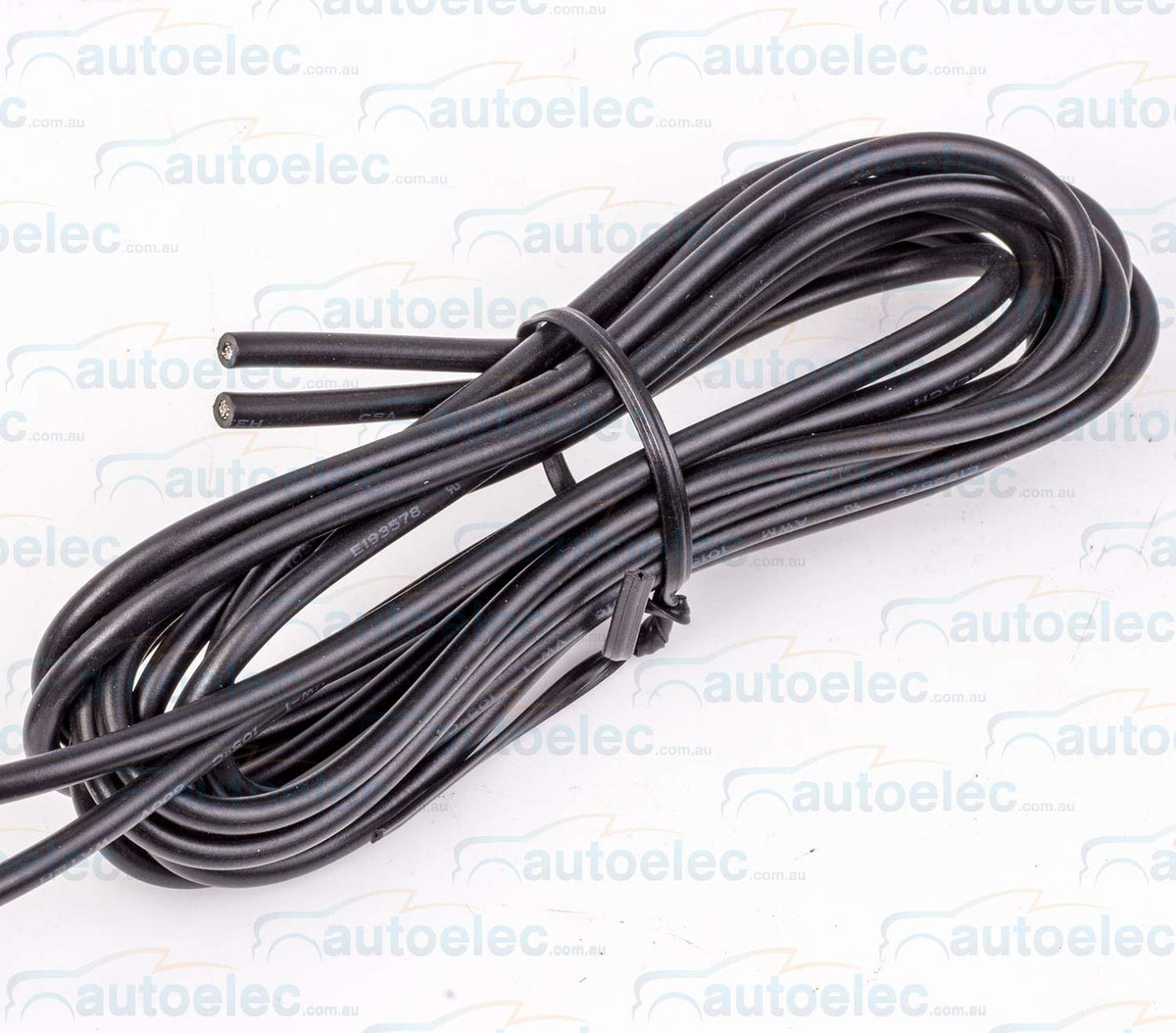 Fastway stretched cable beside ruler showing 4-foot extension for clear size and compatibility