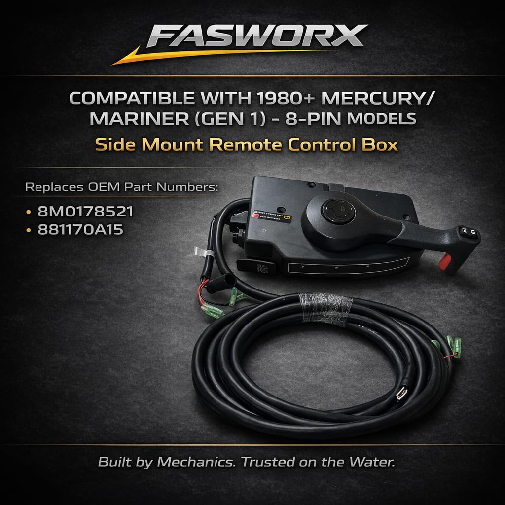 FASWORX handle close-up with trim switch offering easy thumb control