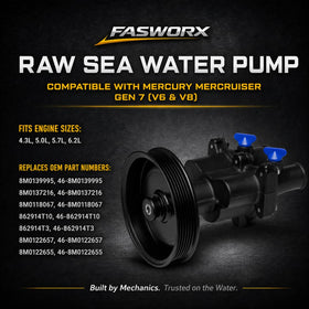 FASWORX EPDM impeller close-up illustrating high-temperature resilience