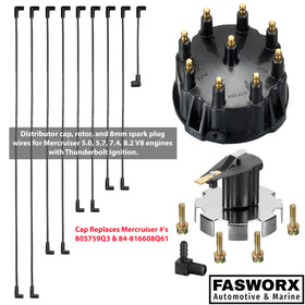 FASWORX included bolts gasket and distributor drain for easy direct replacement
