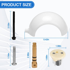 FATCANMA flush ball closeup illustrating durable seal and leak prevention