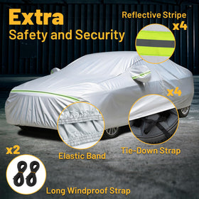 Favoto driver-side zipper open for quick access without removing cover
