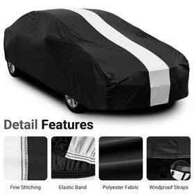 Favoto elastic edge detail for snug fit and wrinkle-free look