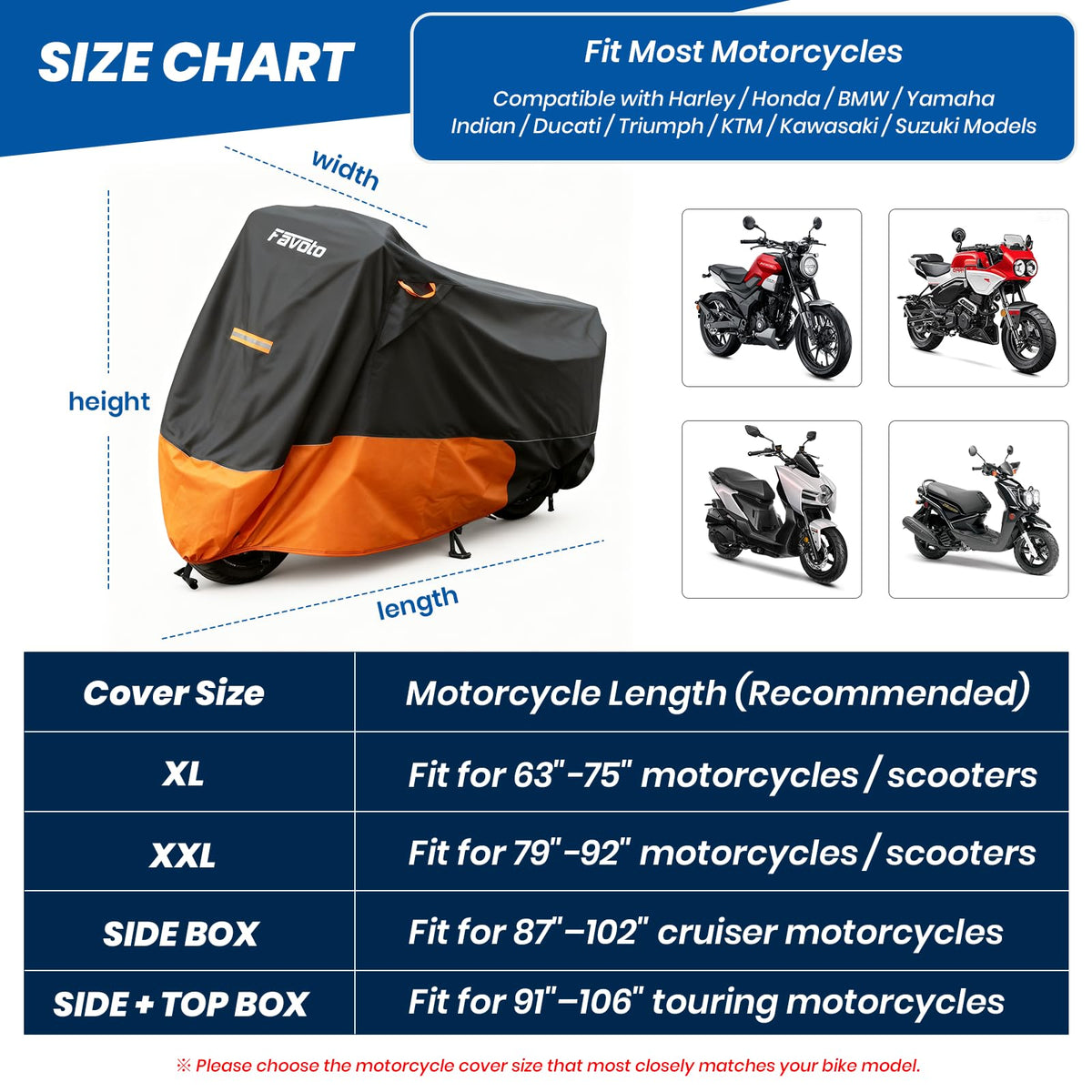 Favoto folded in zippered storage bag for compact transport and storage