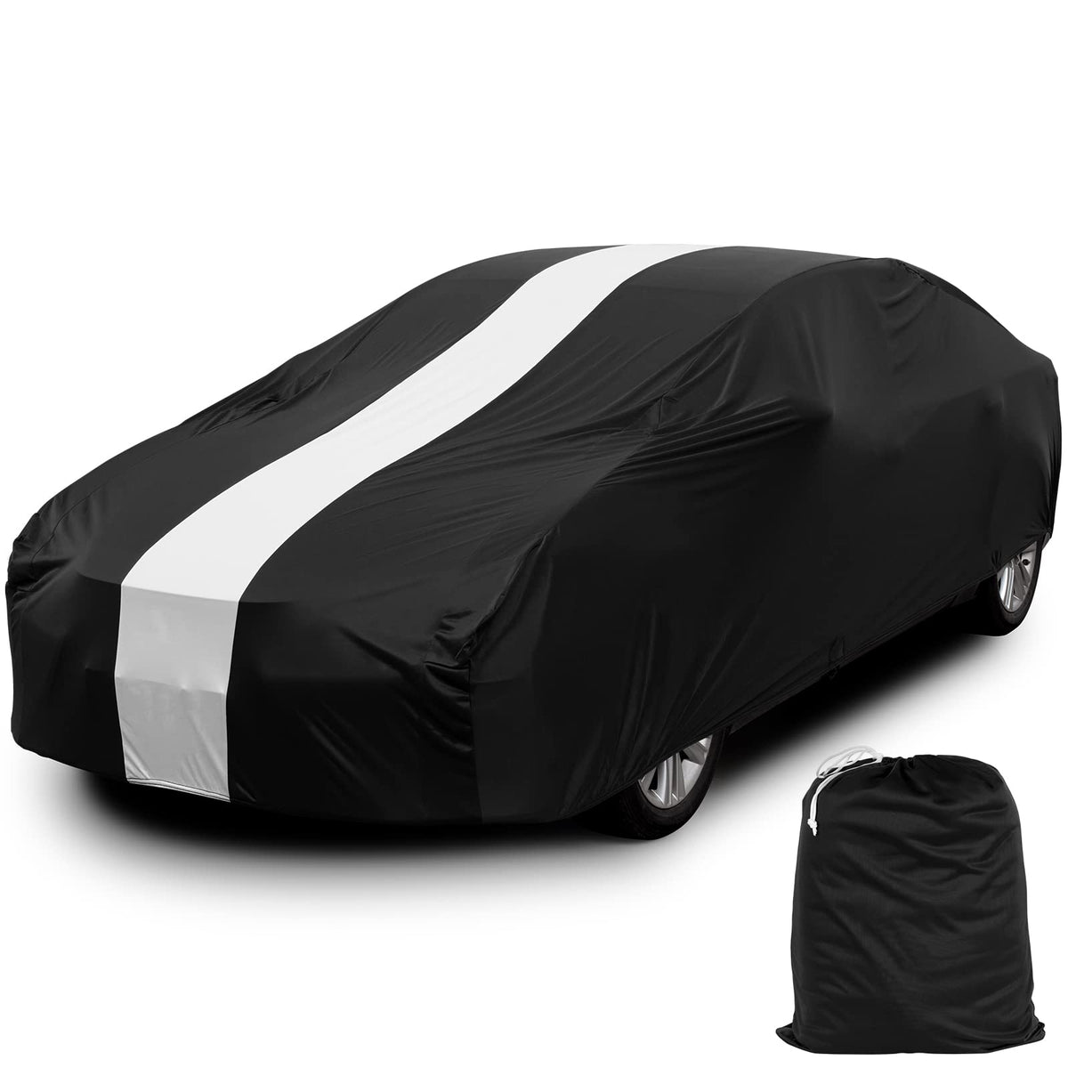 Favoto front view full coverage protecting sedan, keeps car dust-free