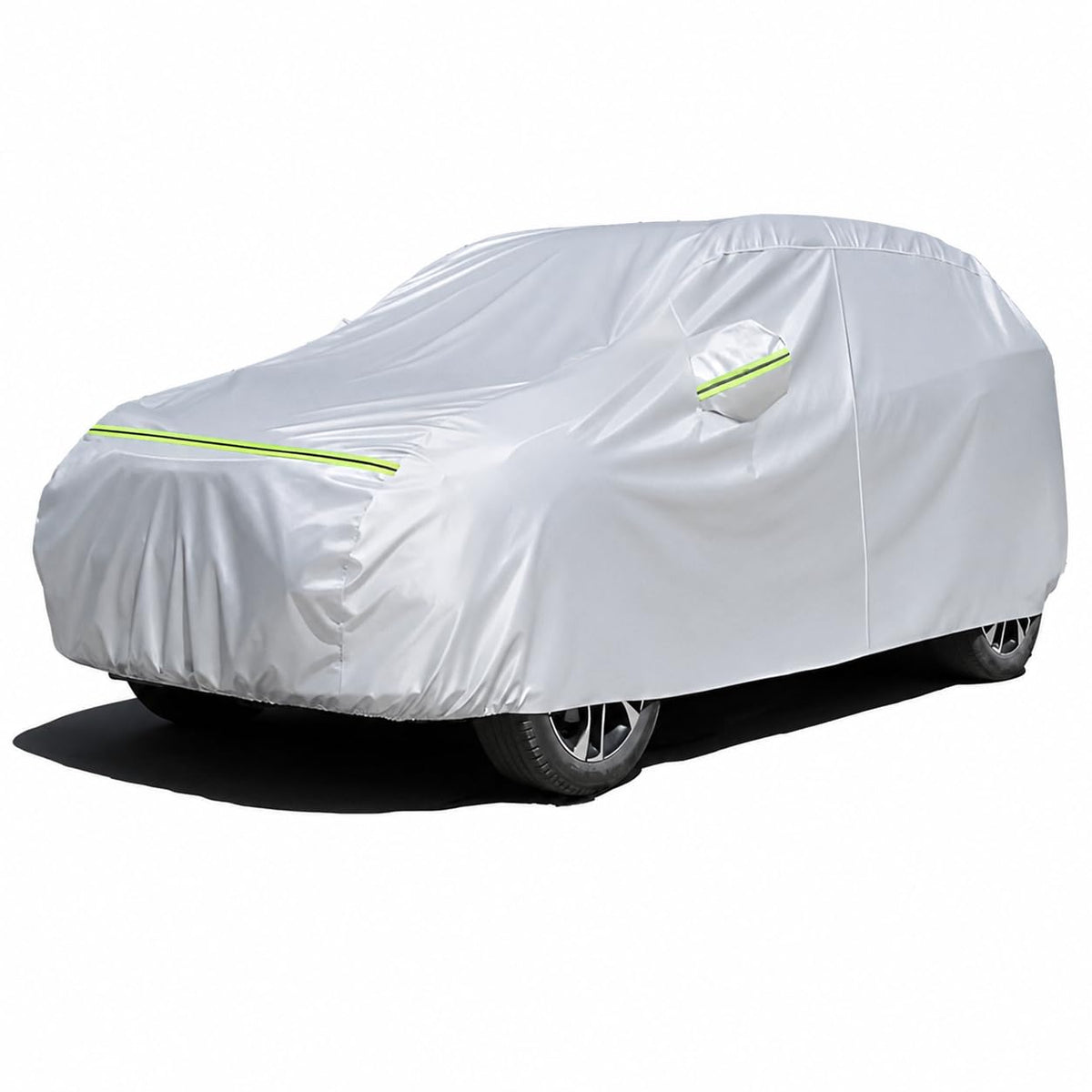 Favoto front view showing full SUV coverage and protective fit