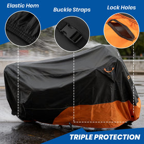 Favoto reflective strips and handle straps improving nighttime visibility